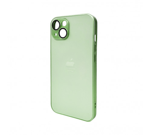 Чохол для смартфона AG Glass Matt Frame Color Logo for Apple iPhone 12 Light Green (AGMattFrameiP12LGreen)
