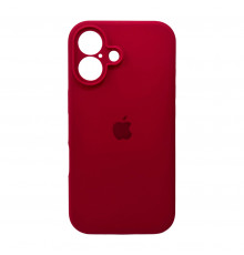 Чохол для смартфона Silicone Full Case AA Camera Protect for Apple iPhone 16 35,Maroon (FullAAi16-35)