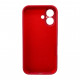 Чохол для смартфона Silicone Full Case AA Camera Protect for Apple iPhone 16 35,Maroon (FullAAi16-35)