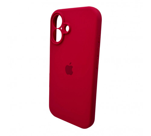 Чохол для смартфона Silicone Full Case AA Camera Protect for Apple iPhone 16 35,Maroon (FullAAi16-35)