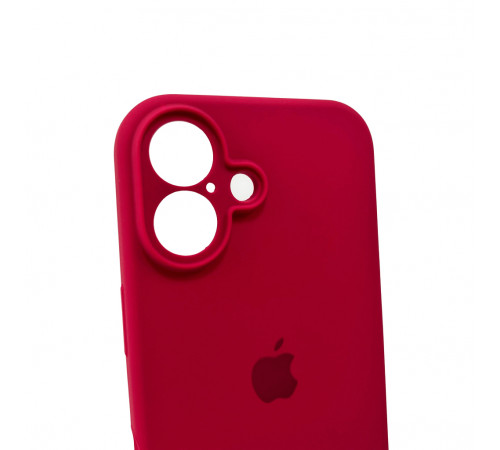 Чохол для смартфона Silicone Full Case AA Camera Protect for Apple iPhone 16 35,Maroon (FullAAi16-35)