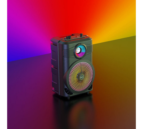 Портативна колонка HOCO BS46 Mature outdoor BT speaker, 10W, Black (6931474754080)