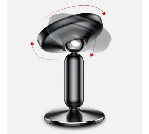 Автотримач для телефона Baseus Bullet On-board Magnetic Bracket Black (SUYZD-01)