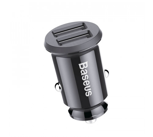Автомобільний зарядний пристрій Baseus Grain Car Charger 3.1A Black (CCALL-ML01)