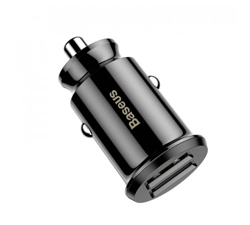 Автомобільний зарядний пристрій Baseus Grain Car Charger 3.1A Black (CCALL-ML01)