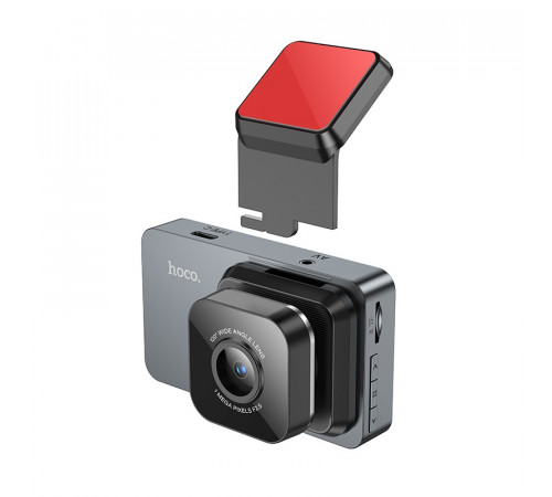 Відеореєстратор HOCO DV9 3-inch screen driving recorder (720P) Metal Gray (6942007633345)