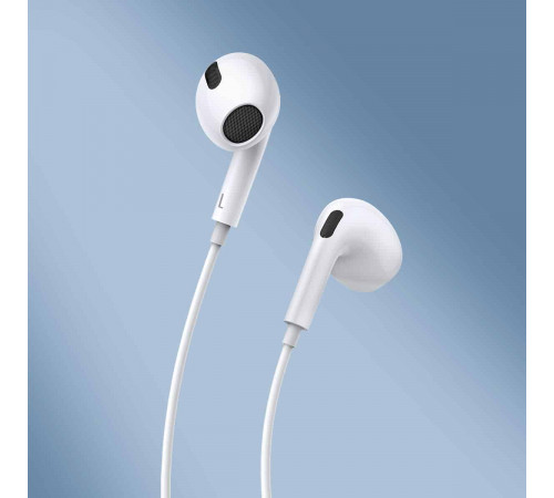 Навушники дротові Baseus Encok H17 (3.5mm) White (NGCR020002)