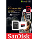 Карта пам'яті microSDXC (UHS-1 U3) SanDisk Extreme Pro A2 128Gb class 10 V30 (R200MB/s,W90MB/s) (adapter) (SDSQXCD-128G-GN6MA)