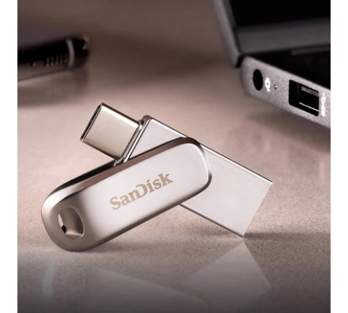 Флеш-накопичувач SanDisk USB 3.1 Ultra Dual Luxe Type-C 256Gb (150 Mb/s) (SDDDC4-256G-G46)