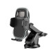 Автотримач для телефона HOCO H15 Fair push-type car holder(center console) Black (6931474798633)