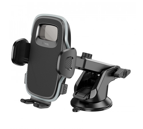 Автотримач для телефона HOCO H15 Fair push-type car holder(center console) Black (6931474798633)