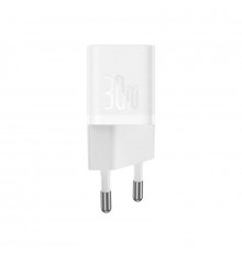 Мережевий зарядний пристрій Baseus GaN5 Fast Charger(mini) 1C 30W EU White (CCGN070502)