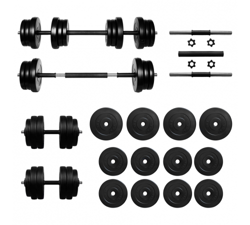 Гантели з функцией штанги 2в1 на 42 кг RN-Sport