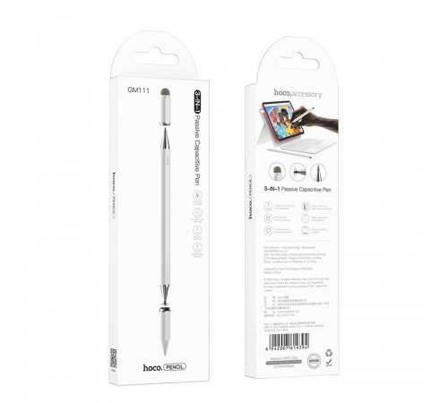 Стилус Hoco GM111 Cool dynamic series 3in1 passive universal