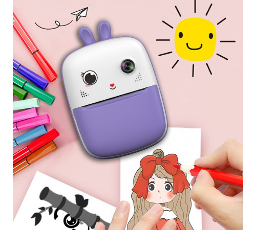 Дитяча фотокамера S6 з фронтальною камерою та функцією друку