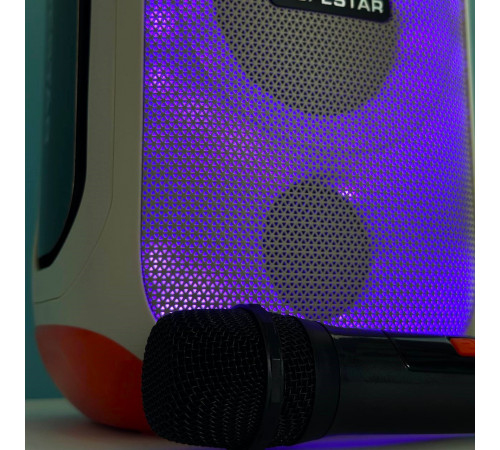 УЦІНКА Колонка HOPESTAR Party 300 з мікрофоном (37,4*17,6*26,0 см) (під ремонт)