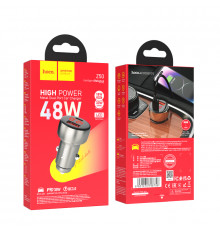 Автомобільний зарядний пристрій Hoco Z50 Leader PD30W+QC3.0