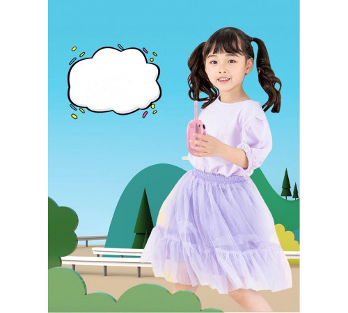 Дитяча рація Walkie Talkie DJ100 Mint+Pink (2шт)