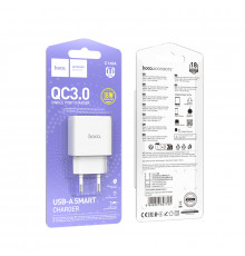 Мережевий зарядний пристрій Hoco C140A Smart QC3.0