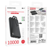 УМБ Power Bank Borofone BJ57 Graceful 10000mAh 22.5W+PD20W (with cable Type-C+Lightning)