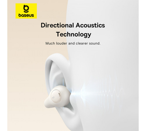 Бездротові навушники Baseus Bass 15 Clip Open-Ear (A00079500223-00)