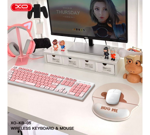 Клавіатура бездротова XO KB-05 + мишка
