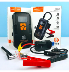 Автомобильное пускозарядное устройство (компрессор) Hoco QS2 8000mAh