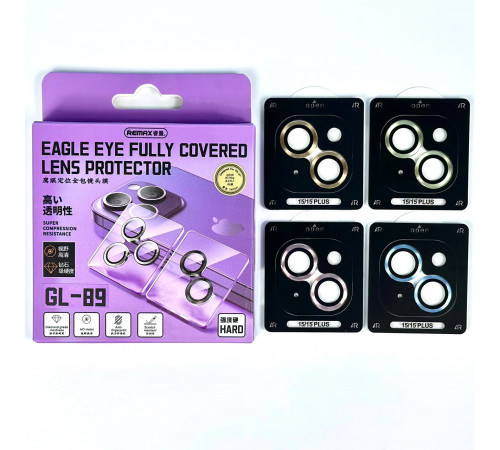 Захисне скло на камеру Remax GL-89 Eagle Eye Fully Covered Lens iPhone 15-15 Plus