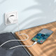 Мережевий зарядний пристрій з кабелем HOCO C109A Fighter single port QC3.0 charger set(Micro) White (6931474784827)