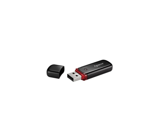 Флеш-накопичувач Apacer USB 2.0 AH333 64Gb Black (AP64GAH333B-1)