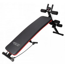 Лава для преса (вигнута) 4FIZJO з еспандерами та лічильником (P-5905973401401)