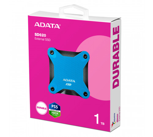 Портативний SSD ADATA SD620 1TB USB 3.2  520/460Mb/s Blue (SD620-1TCBL)