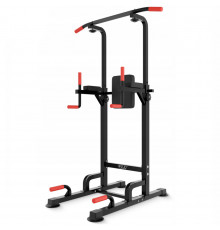 Багатофункціональна стійка для підтягувань 4FIZJO Pro регульована Black (P-5905973402620)