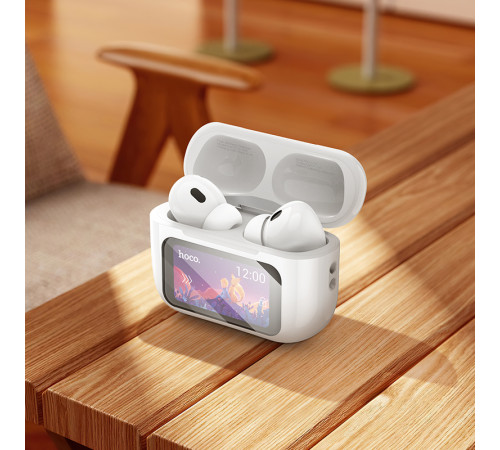 Бездротові навушники TWS HOCO EW72, ANC, Reduction touch screen, White (6942007629829)