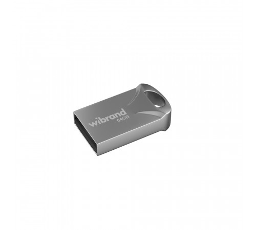 Флеш-накопичувач Wibrand USB 2.0 Hawk 64Gb Silver (WI2.0/HA64M1S)