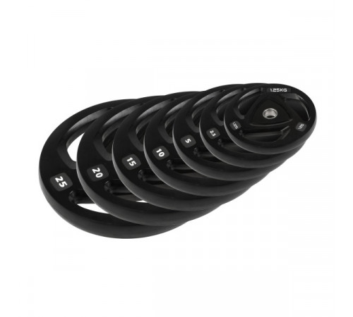 Диски (Блины) олимпийськие обрезиненные Fitnessport RCP17-25 кг