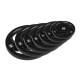 Диски (Блины) олимпийськие обрезиненные Fitnessport RCP17-25 кг
