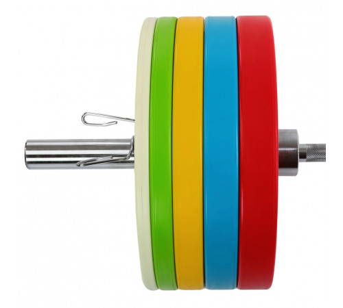 Диски бамперные олимпийские LiveUp LP8027 51 мм 5-10-15-20-25 кг