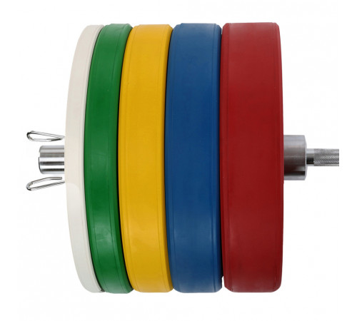 Диски бамперные олимпийские LiveUp LP8332 51 мм 5-10-15-20-25 кг