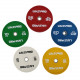 Диски бамперные олимпийские LiveUp LP8332 51 мм 5-10-15-20-25 кг