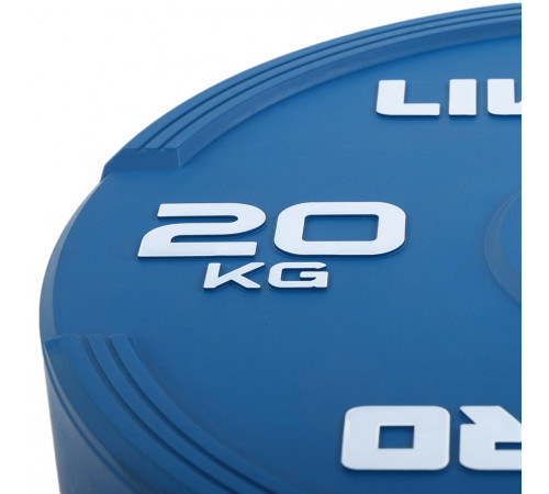Диски бамперные олимпийские LiveUp LP8332 51 мм 5-10-15-20-25 кг