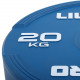 Диски бамперные олимпийские LiveUp LP8332 51 мм 5-10-15-20-25 кг