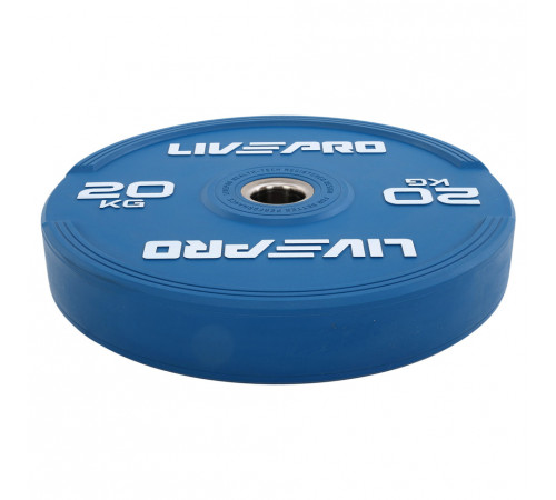 Диски бамперные олимпийские LiveUp LP8332 51 мм 5-10-15-20-25 кг