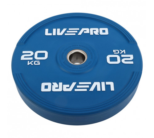 Диски бамперные олимпийские LiveUp LP8332 51 мм 5-10-15-20-25 кг