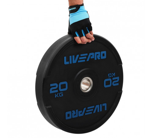 Диски бамперные олимпийские LiveUp LP8331 51 мм 5-10-15-20-25 кг