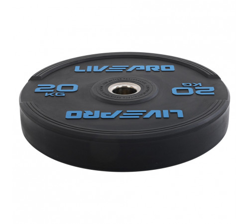 Диски бамперные олимпийские LiveUp LP8331 51 мм 5-10-15-20-25 кг