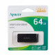 Флеш-накопичувач Apacer USB 3.2 Gen 1 AH350 64Gb Black (AP64GAH350B-1)