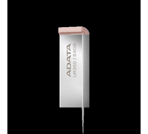 Флеш-накопичувач ADATA USB 3.2 UR 350 64Gb Silver/Beige (UR350-64G-RSR/BG)