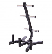 Стойка вертикальная для блинов дисков и грифов Zelart TA-0915 (металл, размер 69x64x103см, черный)