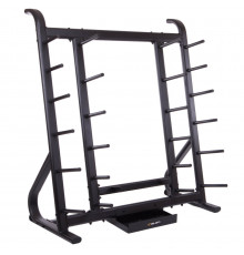 Стойка вертикальная для блинов дисков штанг и бодибаров Zelart TA-3652 (MD6331) (металл, размер 139,8x77,9x156,8см, черный)